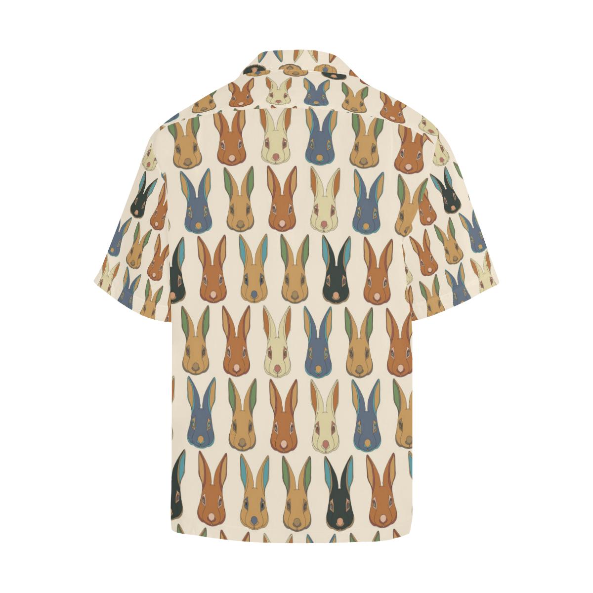 Rabbit Pattern Print Design RB04 Men Hawaiian Shirt-JorJune