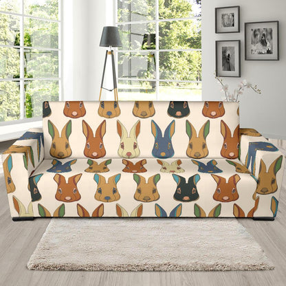 Rabbit Pattern Print Design RB04 Sofa Slipcover-JORJUNE.COM