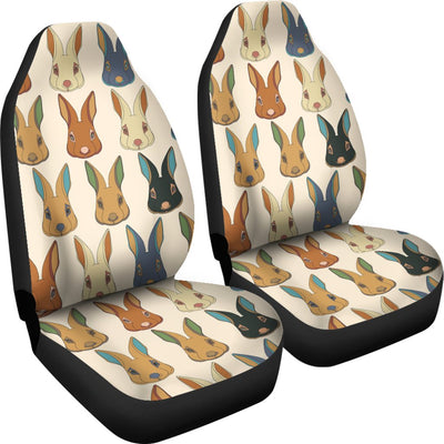 Rabbit Pattern Print Design RB04 Universal Fit Car Seat Covers-JorJune