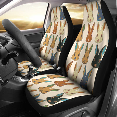 Rabbit Pattern Print Design RB04 Universal Fit Car Seat Covers-JorJune