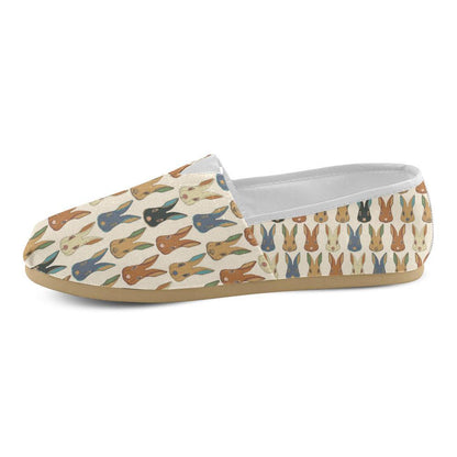 Rabbit Pattern Print Design RB04 Women Casual Shoes-JorJune.com