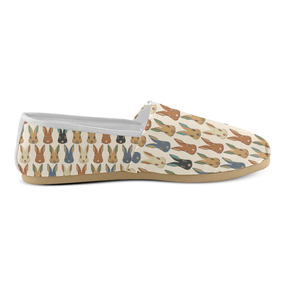 Rabbit Pattern Print Design RB04 Women Casual Shoes-JorJune.com