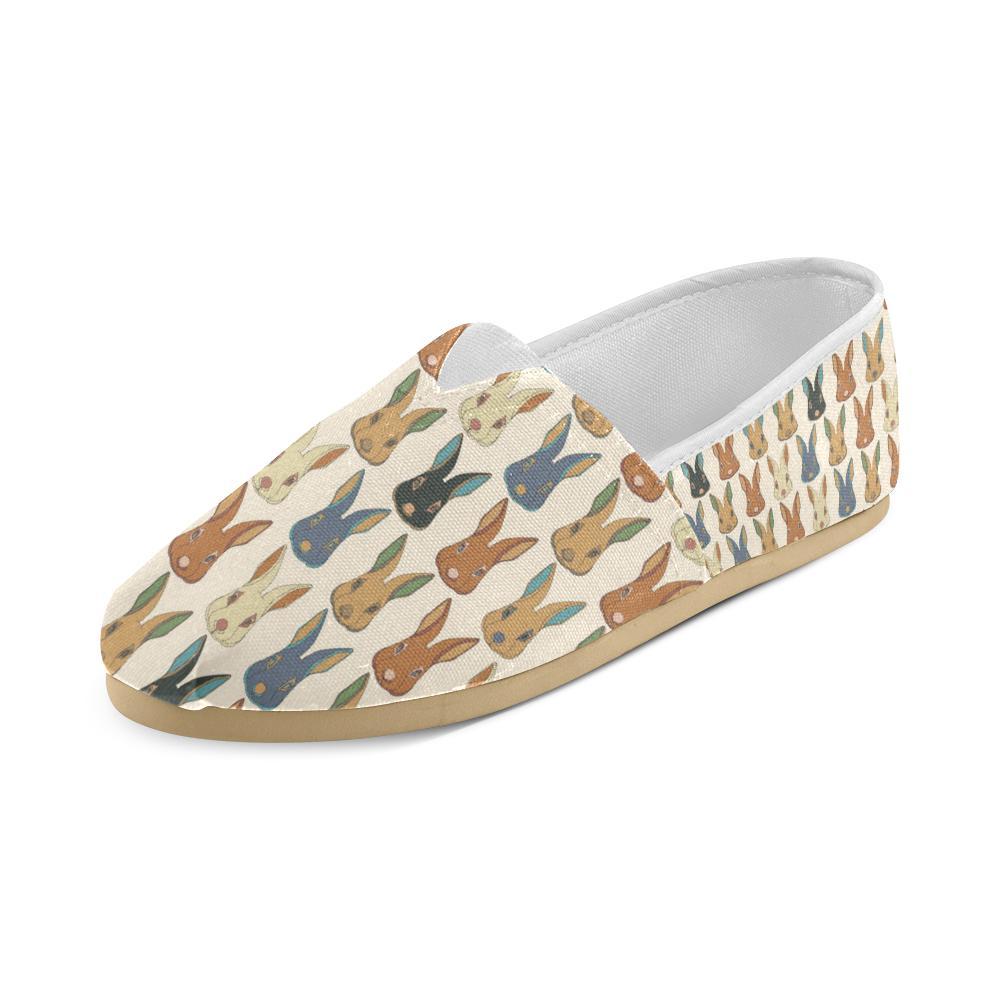 Rabbit Pattern Print Design RB04 Women Casual Shoes-JorJune.com