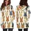 Rabbit Pattern Print Design RB04 Women Hoodie Dress