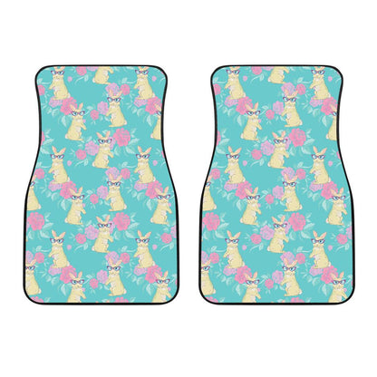 Rabbit Pattern Print Design RB05 Car Floor Mats-JORJUNE.COM