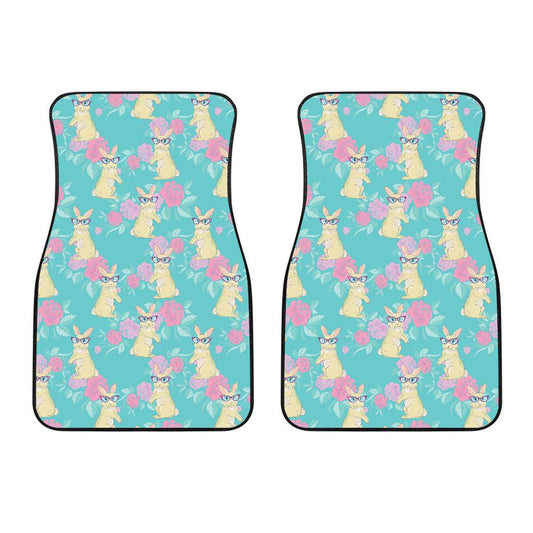 Rabbit Pattern Print Design RB05 Car Floor Mats-JORJUNE.COM