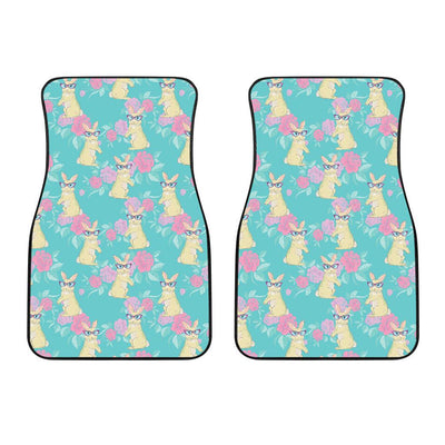 Rabbit Pattern Print Design RB05 Car Floor Mats-JORJUNE.COM