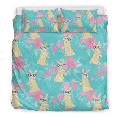 Rabbit Pattern Print Design RB05 Duvet Cover Bedding Set-JORJUNE.COM