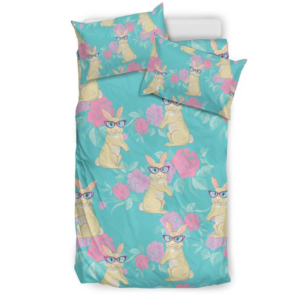 Rabbit Pattern Print Design RB05 Duvet Cover Bedding Set-JORJUNE.COM