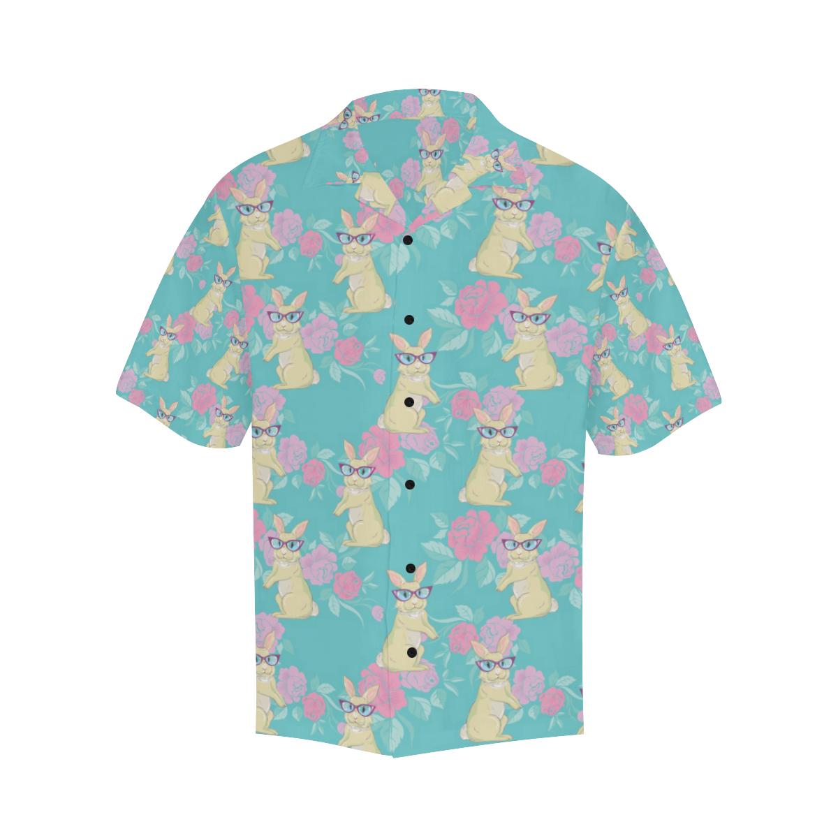 Rabbit Pattern Print Design RB05 Men Hawaiian Shirt-JorJune