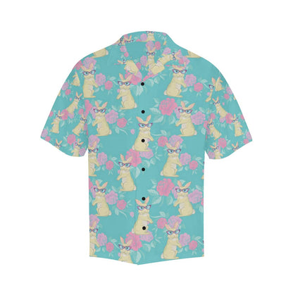 Rabbit Pattern Print Design RB05 Men Hawaiian Shirt-JorJune