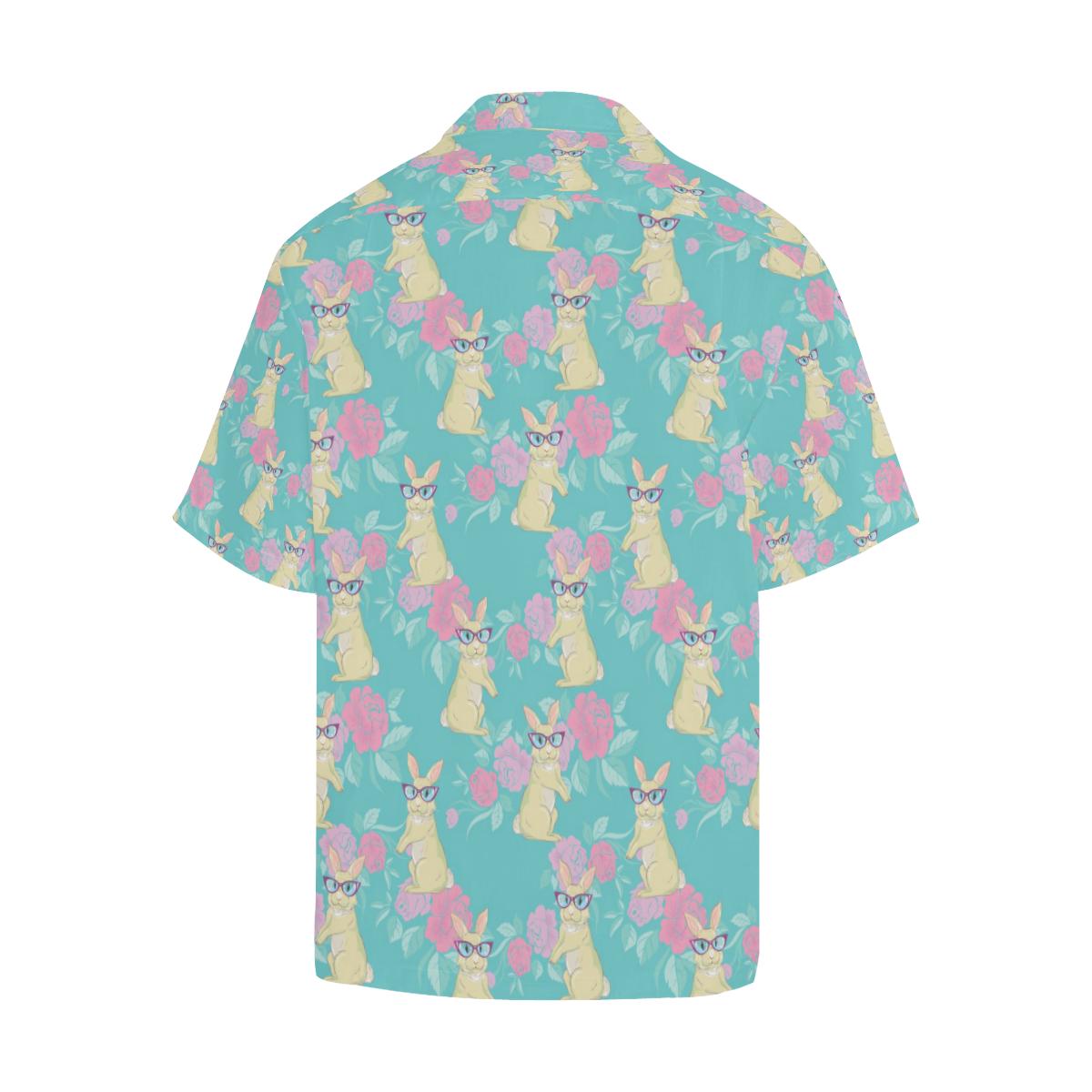 Rabbit Pattern Print Design RB05 Men Hawaiian Shirt-JorJune