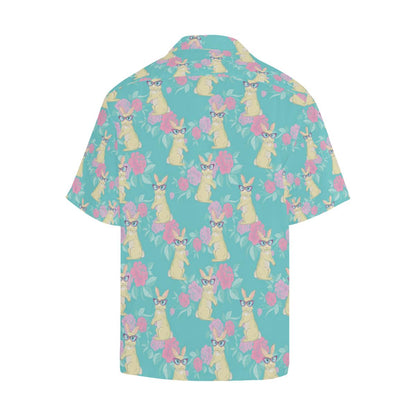 Rabbit Pattern Print Design RB05 Men Hawaiian Shirt-JorJune