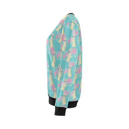 Rabbit Pattern Print Design RB05 Women Long Sleeve Sweatshirt-JorJune