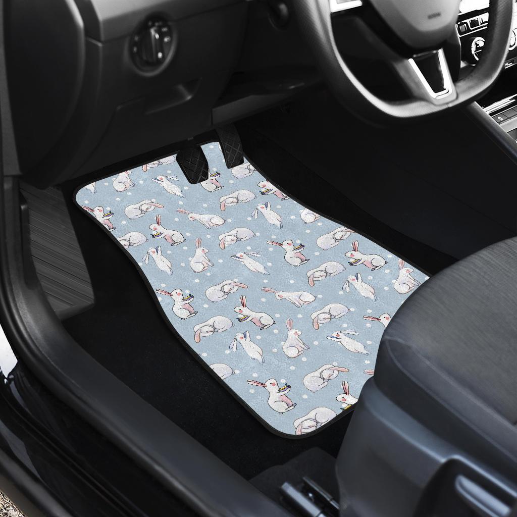 Rabbit Pattern Print Design RB06 Car Floor Mats-JORJUNE.COM