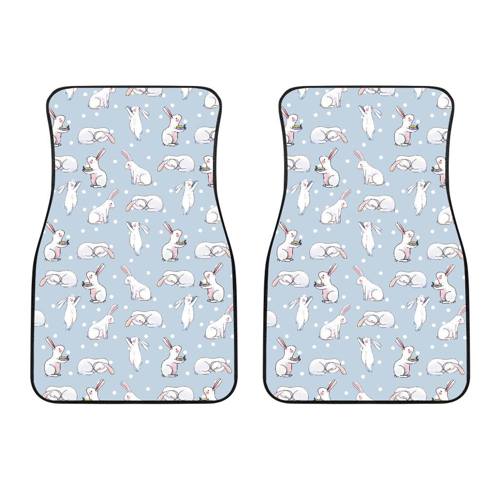 Rabbit Pattern Print Design RB06 Car Floor Mats-JORJUNE.COM