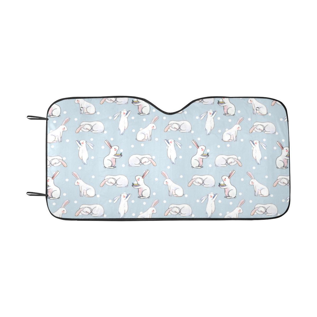 Rabbit Pattern Print Design RB06 Car Sun Shade-JorJune