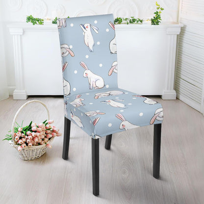 Rabbit Pattern Print Design RB06 Dining Chair Slipcover-JORJUNE.COM