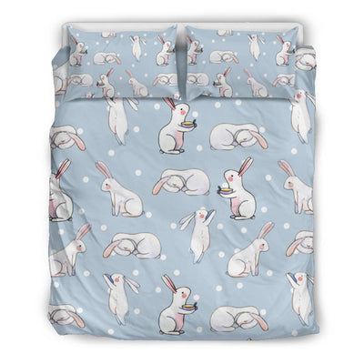 Rabbit Pattern Print Design RB06 Duvet Cover Bedding Set-JORJUNE.COM