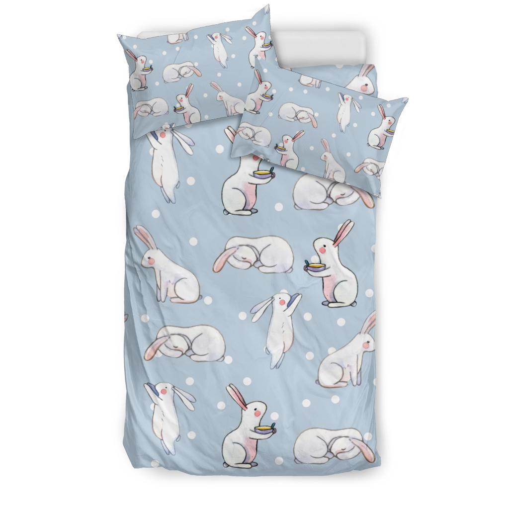 Rabbit Pattern Print Design RB06 Duvet Cover Bedding Set-JORJUNE.COM