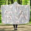 Rabbit Pattern Print Design RB06 Hooded Blanket-JORJUNE.COM