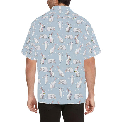 Rabbit Pattern Print Design RB06 Men Hawaiian Shirt-JorJune