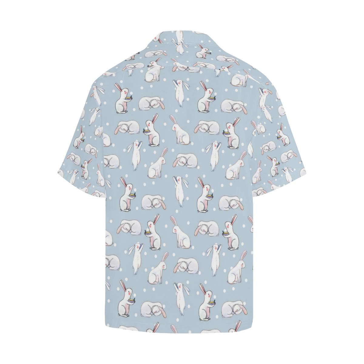 Rabbit Pattern Print Design RB06 Men Hawaiian Shirt-JorJune