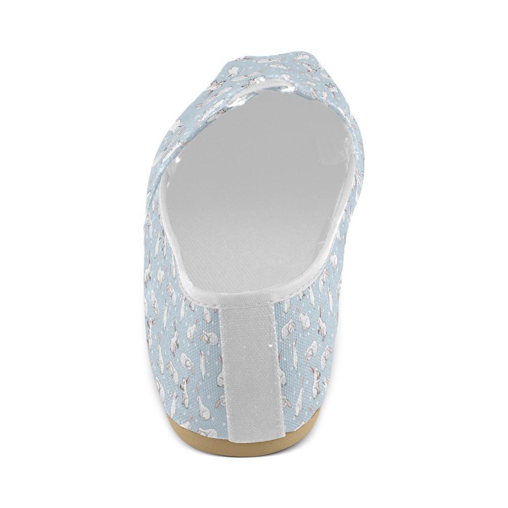 Rabbit Pattern Print Design RB06 Women Casual Shoes-JorJune.com