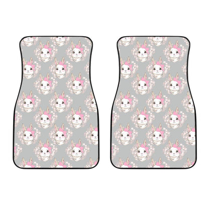 Rabbit Pattern Print Design RB07 Car Floor Mats-JORJUNE.COM