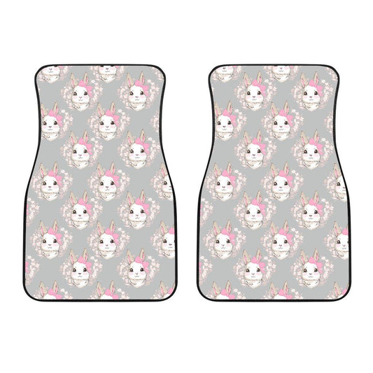 Rabbit Pattern Print Design RB07 Car Floor Mats-JORJUNE.COM