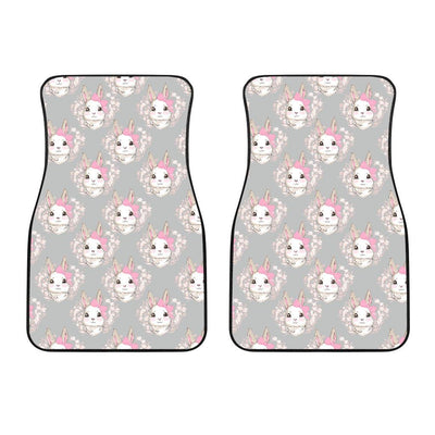 Rabbit Pattern Print Design RB07 Car Floor Mats-JORJUNE.COM