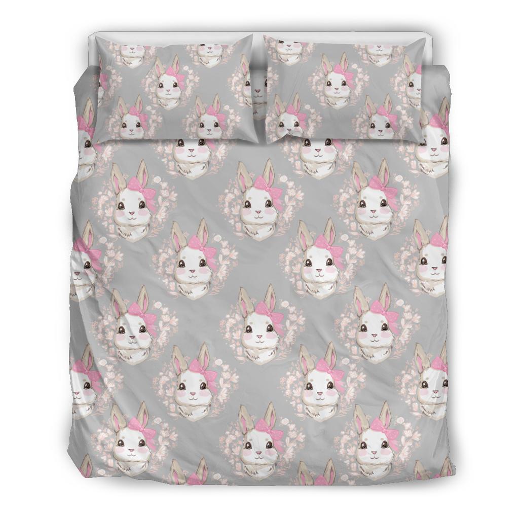 Rabbit Pattern Print Design RB07 Duvet Cover Bedding Set-JORJUNE.COM