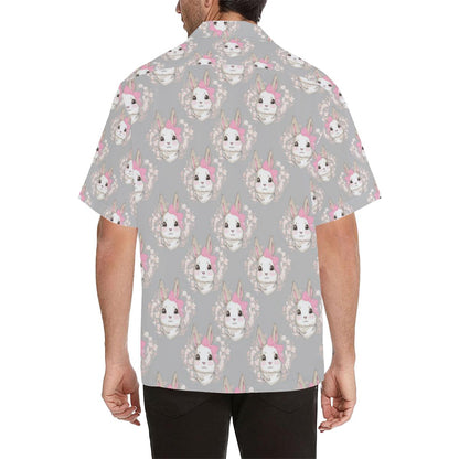 Rabbit Pattern Print Design RB07 Men Hawaiian Shirt-JorJune