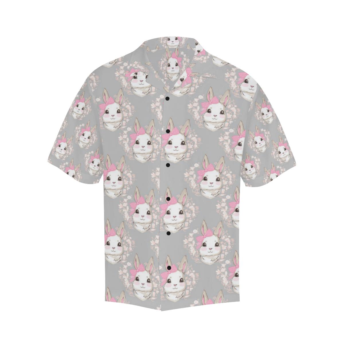 Rabbit Pattern Print Design RB07 Men Hawaiian Shirt-JorJune