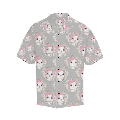 Rabbit Pattern Print Design RB07 Men Hawaiian Shirt-JorJune