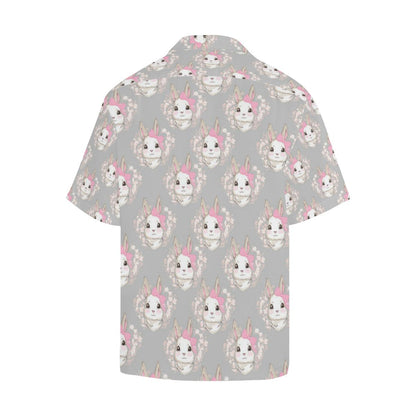 Rabbit Pattern Print Design RB07 Men Hawaiian Shirt-JorJune