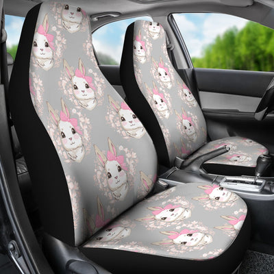 Rabbit Pattern Print Design RB07 Universal Fit Car Seat Covers-JorJune