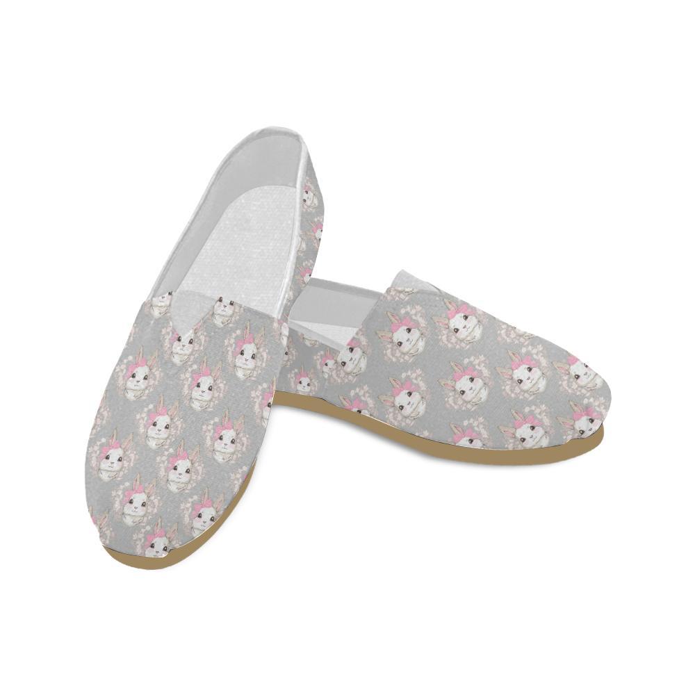 Rabbit Pattern Print Design RB07 Women Casual Shoes-JorJune.com