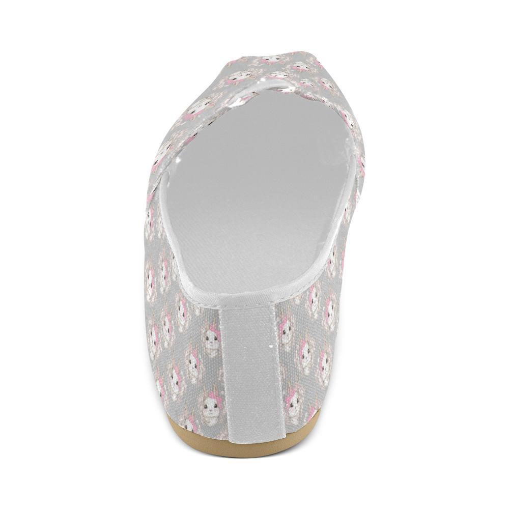 Rabbit Pattern Print Design RB07 Women Casual Shoes-JorJune.com
