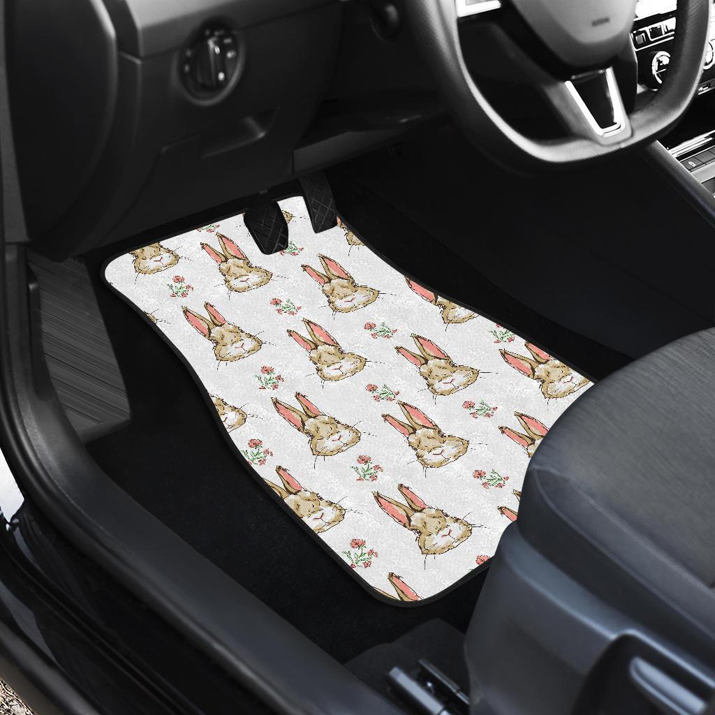 Rabbit Pattern Print Design RB09 Car Floor Mats-JORJUNE.COM
