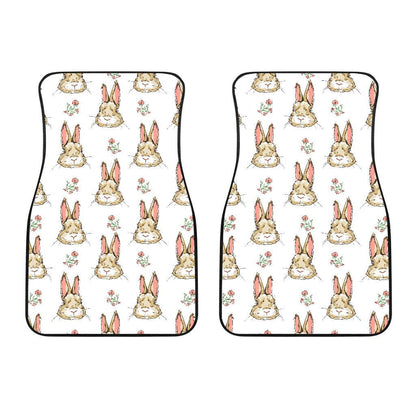 Rabbit Pattern Print Design RB09 Car Floor Mats-JORJUNE.COM
