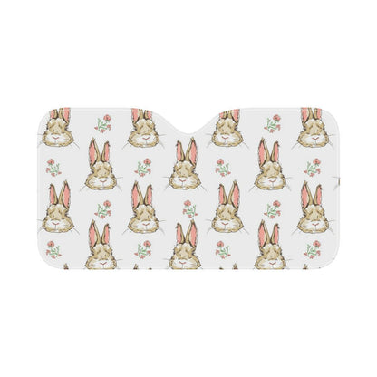 Rabbit Pattern Print Design RB09 Car Sun Shade-JorJune