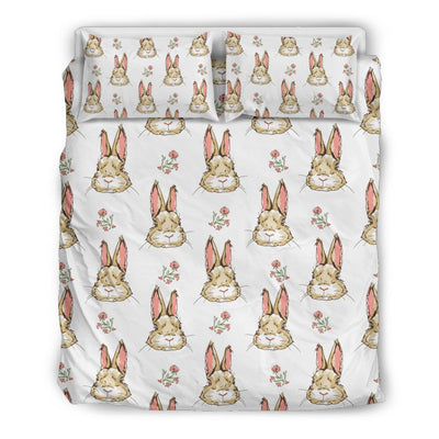 Rabbit Pattern Print Design RB09 Duvet Cover Bedding Set-JORJUNE.COM