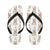 Rabbit Pattern Print Design RB09 Flip Flops-JorJune