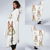 Rabbit Pattern Print Design RB09 Hooded Blanket-JORJUNE.COM