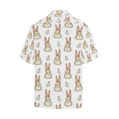 Rabbit Pattern Print Design RB09 Men Hawaiian Shirt-JorJune