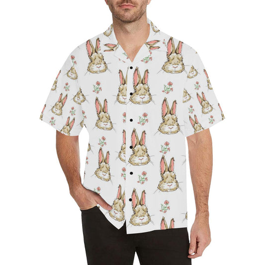 Rabbit Pattern Print Design RB09 Men Hawaiian Shirt-JorJune