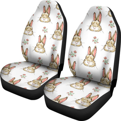 Rabbit Pattern Print Design RB09 Universal Fit Car Seat Covers-JorJune