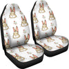 Rabbit Pattern Print Design RB09 Universal Fit Car Seat Covers-JorJune