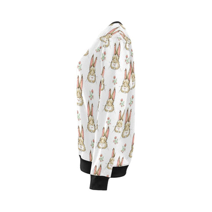 Rabbit Pattern Print Design RB09 Women Long Sleeve Sweatshirt-JorJune